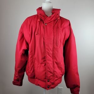 St. John's Bay Down Feather red Puffer jacket XL
